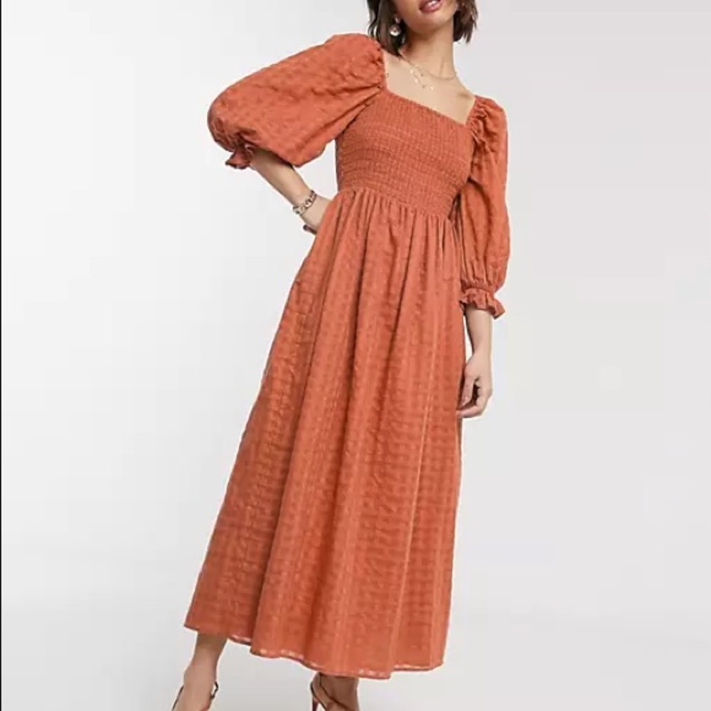 ASOS 100% cotton maxi dress